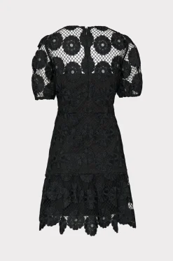 MILLY Little Black Dresses-Yasmin Daisy Lace Dress
